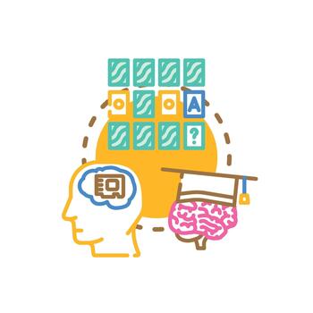 Brain based learning retention process and development vector