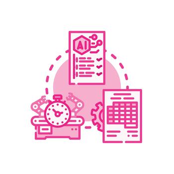 Software engineering methodologies concept illustrating development process vector