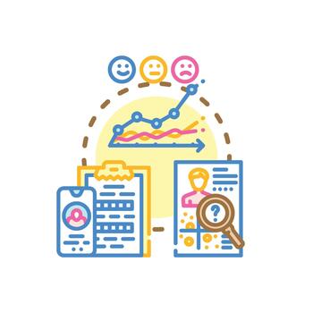 Customer centric usability developing digital user experience vector