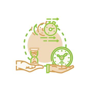 Customizing time shift parameter adjustment control concept vector