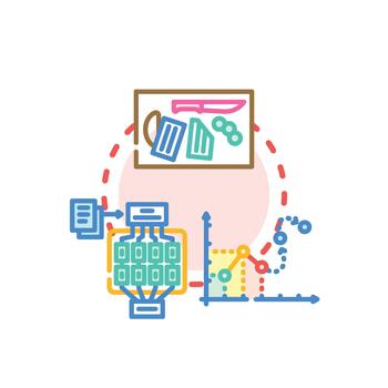 Dynamic model analyzing data using artificial intelligence vector