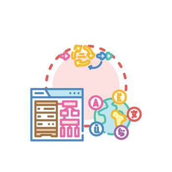Developing software languages using binary code and data structure vector