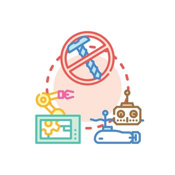 Machine development process creating integrated circuit components vector