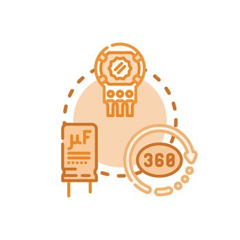 Javascript component directive development creating modular applications vector