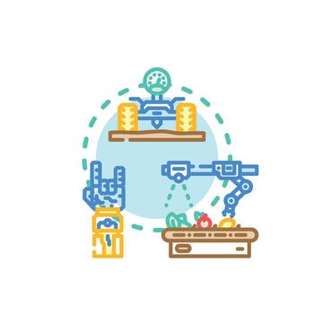 Robotic data pattern analysis and process optimization vector