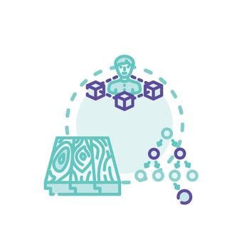 Modular block pattern for system structure development vector