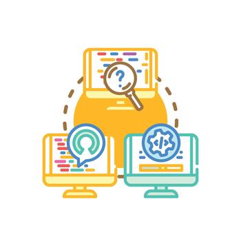 Open source software development collaborative management framework vector