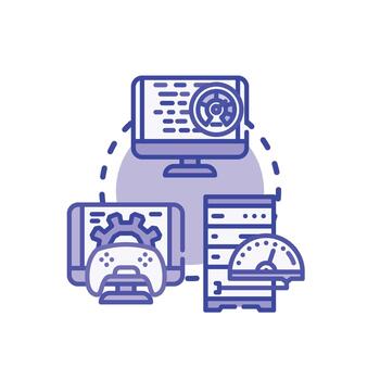 sistema velocidad mejoramiento Ingenieria y mantenimiento proceso vector