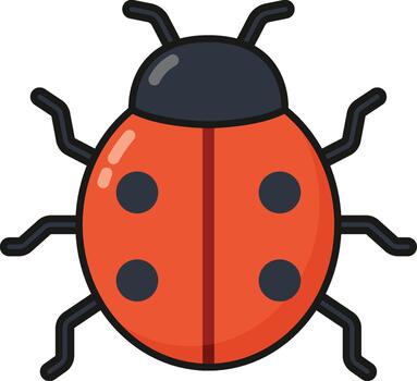 de colores computadora virus error icono vector