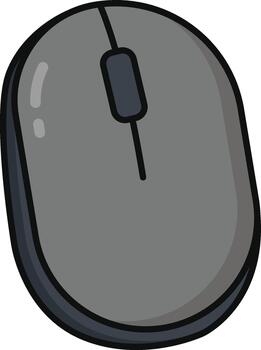 Colored Computer Mouse Remote Work Icon vector