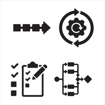 Modern Data Visualization Technology vector