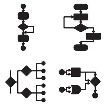 algoritmo diagrama de flujo lógica proceso vector