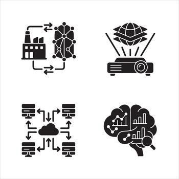 cuántico procesador tecnología innovación vector