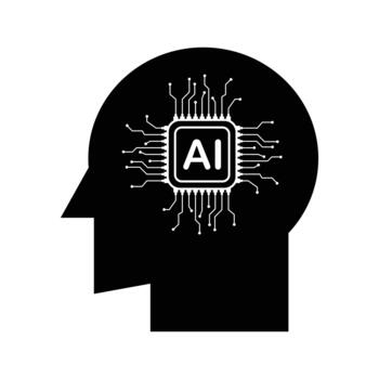 Artificial Intelligence Brain Concept vector
