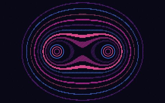 Cassini Interference Pattern vector