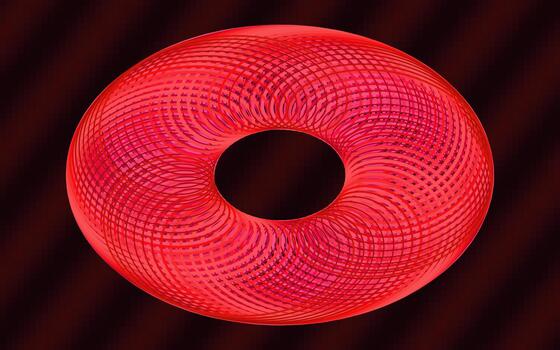 Ruby Epitrochoid Pattern vector