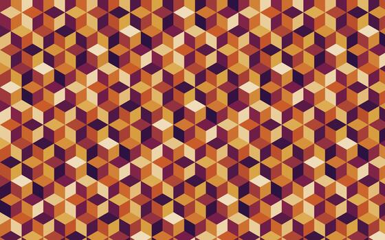 isométrica pila de cubos enrejado vector