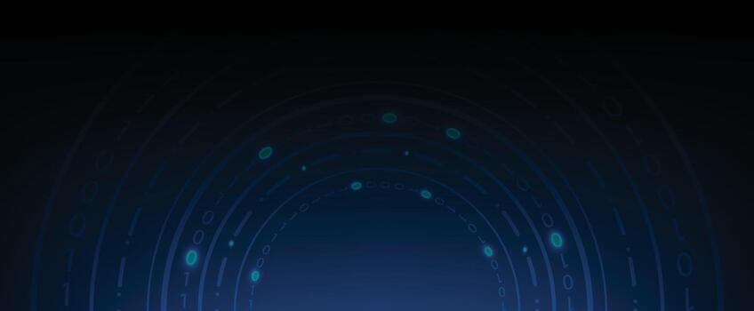 Abstract Digital Binary Code Technology Background vector