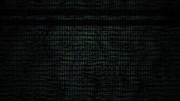 digital matriz código abstrato fundo ciclo video