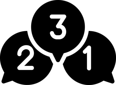countdown glyph graphic illustration solid icon vector