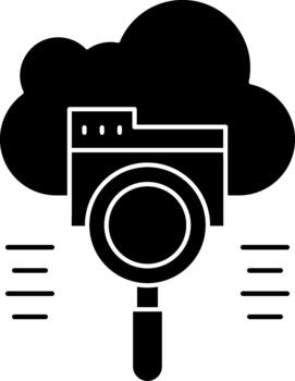 Cloud computing icon vector