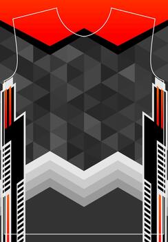triangle pattern background jersey vector