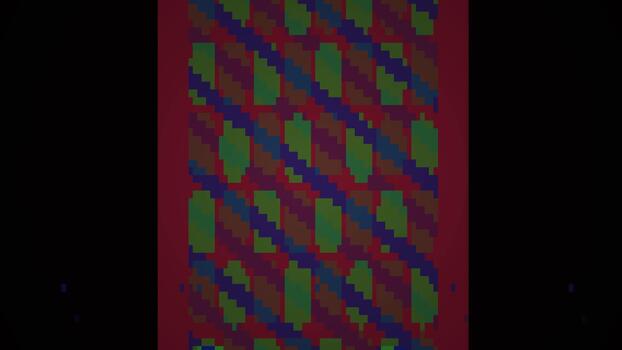 Abstract Pixel Grid Pattern Loop video