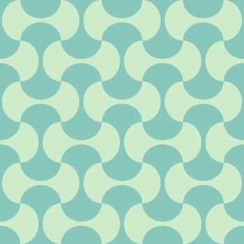 Seamless Geometric Infinity Loop Pattern vector