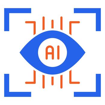 artificial inteligencia reconocimiento escáner vector