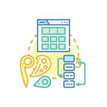 Software design patterns optimizing development programming solutions vector