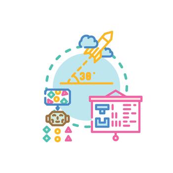 Categorized learning process with data classification modeling vector