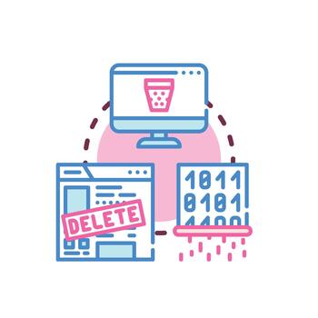 Data entry add modify delete set process. operation vector