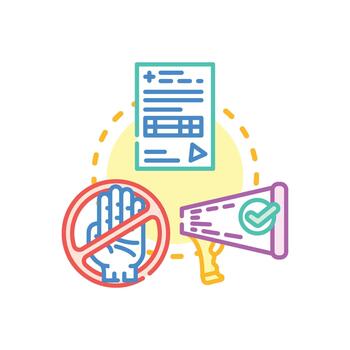 clean Analyzing processing. license document data information vector