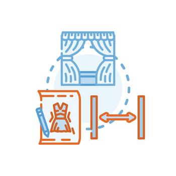 Patterned background icon representing various. multipack design elements vector