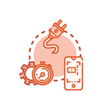usuario instantáneamente tracción atención y optimizando flujo de trabajo vector
