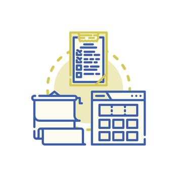 Different background templates for business. documents range data processing vector