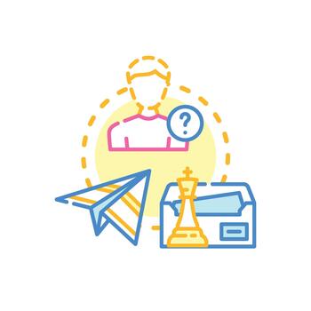 Email verification method checking user security. access pack vector