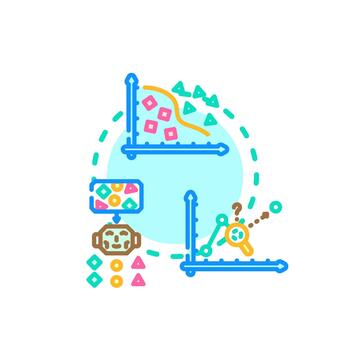 Machine learning based minimal pattern. recognition process vector