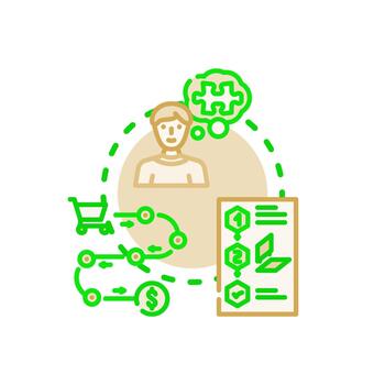 Programming steps workflow development process range visualization. vector