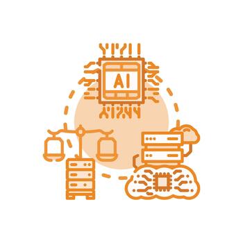 It infrastructure optimization managing computing processes and data vector