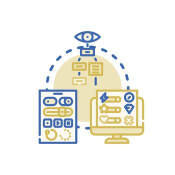 creando rango moderno web ui componentes desarrollo proceso vector
