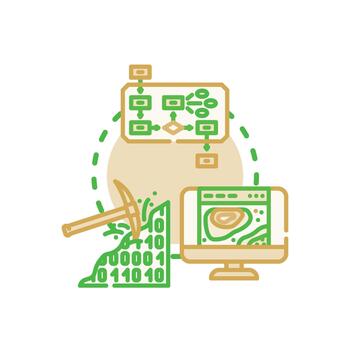 Massive data transformation process analyzing big data vector