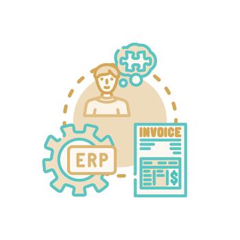Programming edition process. concept planning developing digital applications vector