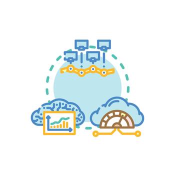 Network operations data managing. set global cloud analytics vector