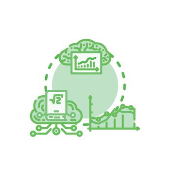 nube establecido simplificado. datos plataforma gerente información infraestructura vector