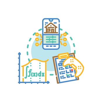Software module integration. test modern development concept vector