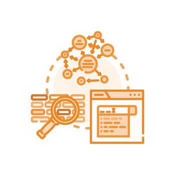 Artificial. intelligence clean clarifying complex data interpretation mind mapping vector