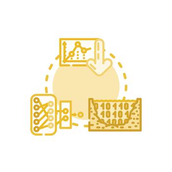 Rapid data streaming processing analysis and flow concept vector