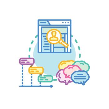 modern Software. testing process evaluating user feedback on development vector