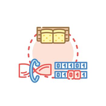 Adaptive layout evolving responsive web. development concept clean vector